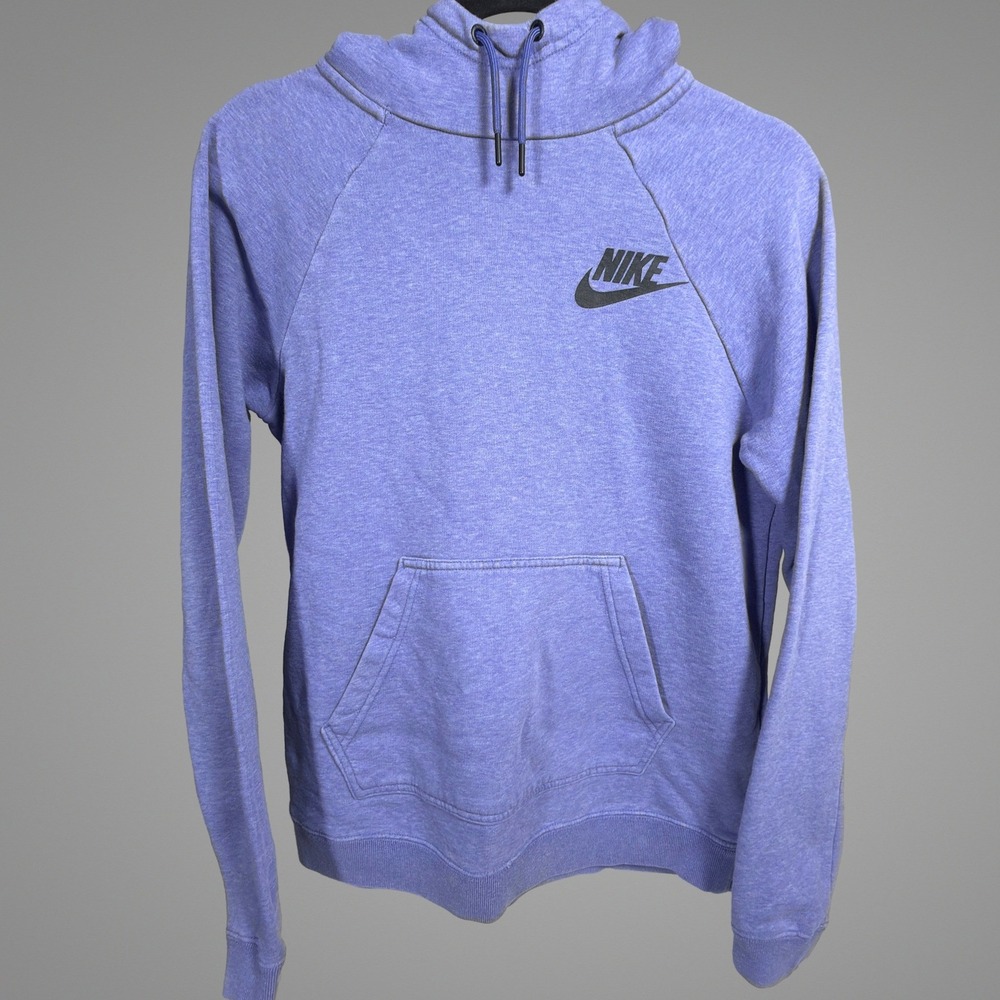 Nike Hoodie Small Womens Sportswear Essential Raglan Pullover Purple AA1539-516
